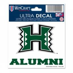 University Of Hawaii Warriors Alumni - 3x4 Ultra Decal