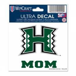 University Of Hawaii Warriors Mom - 3x4 Ultra Decal