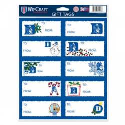 Duke University Blue Devils - Sheet of 10 Christmas Gift Tag Labels