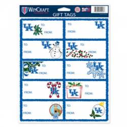University Of Kentucky Wildcats - Sheet of 10 Christmas Gift Tag Labels