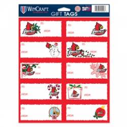 University Of Louisville Cardinals - Sheet of 10 Christmas Gift Tag Labels