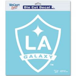 Los Angeles Galaxy - 8x8 White Die Cut Decal