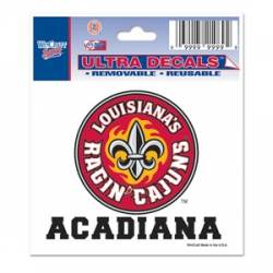 University Of Louisiana-Lafayette Ragin Cajuns Acadiana - 3x4 Ultra Decal