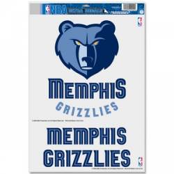 Memphis Grizzlies - 11x17 Ultra Decal Set