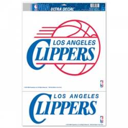 Los Angeles Clippers - 11x17 Ultra Decal Set