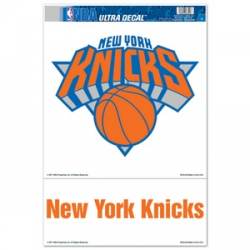 New York Knicks - 11x17 Ultra Decal Set