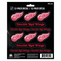 Detroit Red Wings - Set Of 12 Sticker Sheet