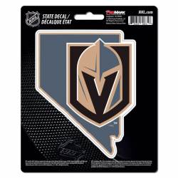 Vegas Golden Knights - Home State Shaped Vinyl Sticker