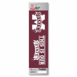 Mississippi State University Bulldogs This Is Our State Slogan & Logo - Set Of 2 Vinyl Stickers
