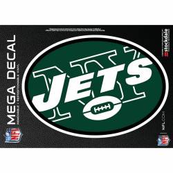 New York Jets Logo - 4x5.5 Inch Oval Sticker