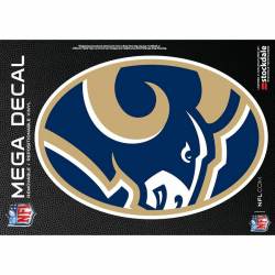 Los Angeles Rams Logo - 4x5.5 Inch Oval Sticker