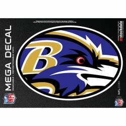 Baltimore Ravens Logo - 4x5.5 Inch Oval Sticker