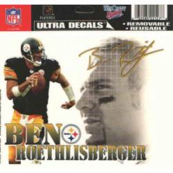 Pittsburgh Steelers Ben Roethlisberger - 5x6 Ultra Decal