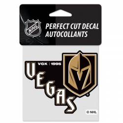 Vegas Golden Knights Special Edition Logo - 4x4 Die Cut Decal