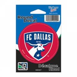 FC Dallas - 3x3 Round Vinyl Sticker