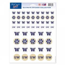 University Of Washington Huskies - 8.5x11 Sticker Sheet