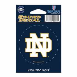 University Of Notre Dame Fighting Irish - 3x3 Round Vinyl Sticker