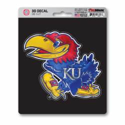 University of Kansas Jayhawks - Vinyl 3D Sticker