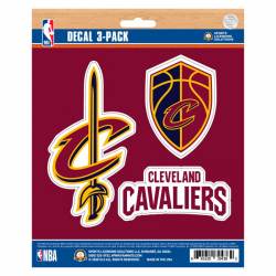 Cleveland Cavaliers - Set Of 3 Sticker Sheet