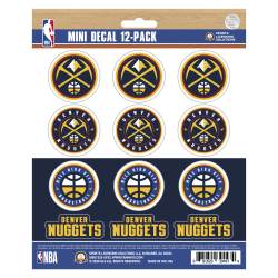 Denver Nuggets - Set Of 12 Sticker Sheet