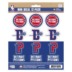 Detroit Pistons - Set Of 12 Sticker Sheet