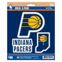 Indiana Pacers - Set Of 3 Sticker Sheet
