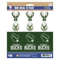 Milwaukee Bucks - Set Of 12 Sticker Sheet