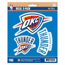 Oklahoma City Thunder - Set Of 3 Sticker Sheet