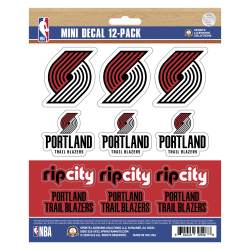 Portland Trail Blazers - Set Of 12 Sticker Sheet