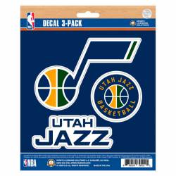 Utah Jazz - Set Of 3 Sticker Sheet