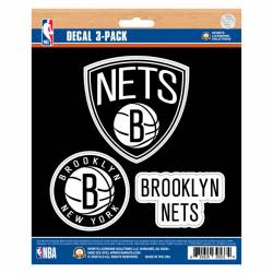 Brookyln Nets - Set Of 3 Sticker Sheet