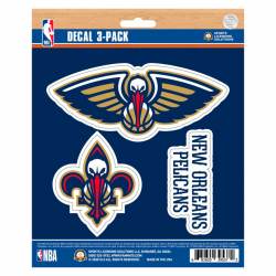 New Orleans Pelicans - Set Of 3 Sticker Sheet
