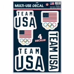United States Olympic Team USA - Set of 4 Ultra Decals