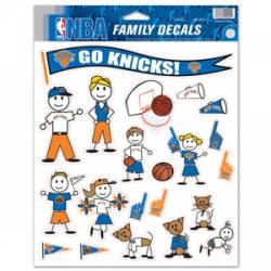 New York Knicks - 8.5x11 Family Sticker Sheet