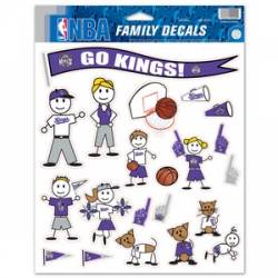 Sacramento Kings - 8.5x11 Family Sticker Sheet