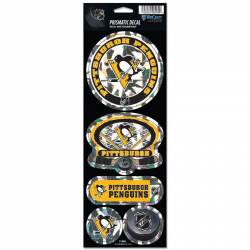 Pittsburgh Penguins - Set Of 5 Prismatic Sticker Sheet