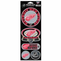Detroit Red Wings - Set Of 5 Prismatic Sticker Sheet