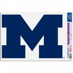 University Of Michigan Wolverines Navy - 11x17 Ultra Decal