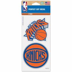 New York Knicks - Set of Two 4x4 Die Cut Decals