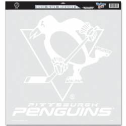 Pittsburgh Penguins - 18x18 White Die Cut Decal