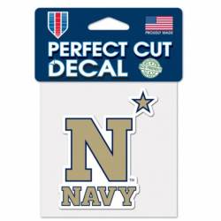 U.S. Naval Academy Navy Midshipmen - 4x4 Die Cut Decal