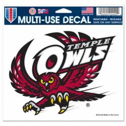 Temple University Owls - 5x6 Ultra Decal
