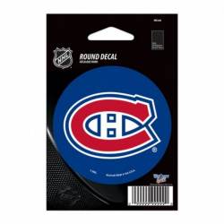 Montreal Canadiens - 3x3 Round Vinyl Sticker