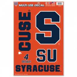 Syracuse University Orange - Set of 4 Ultra Decals