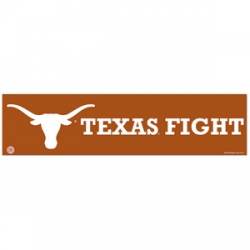 University Of Texas Longhorns Texas Fight - 3x12 Bumper Sticker Strip