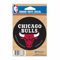 Chicago Bulls - 3x3 Round Vinyl Sticker