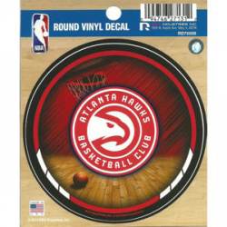 Atlanta Hawks - Round Sticker