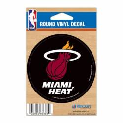 Miami Heat - 3x3 Round Vinyl Sticker