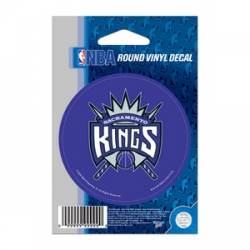 Sacramento Kings - 3x3 Round Vinyl Sticker