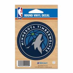 Minnesota Timberwolves - 3x3 Round Vinyl Sticker
